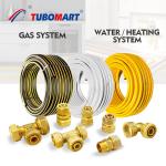 Male Pex Compression Fittings Chrome Plated Finish ISO 9001 / 9002 Certificated