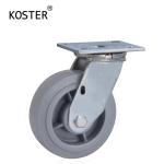 4inch 5inch 6inch 6inch TPR Caster Wheels for Industry Heavy Duty Shopping
