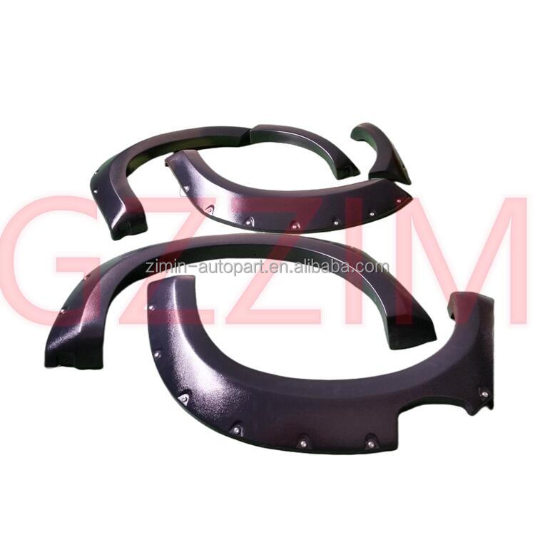 ABS Plastic Black Wheel Arch Fender Flares For DMAX 2012-2015