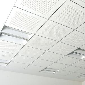 China USG Product 2X4 Mineral Fiber Acoustic Perforated Ceiling Tiles with Customized Size factory
