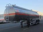 Aluminium Alloy 45000 Liters Heavy Duty Oil Fuel Tank Trailer With 45 - 80 Tons