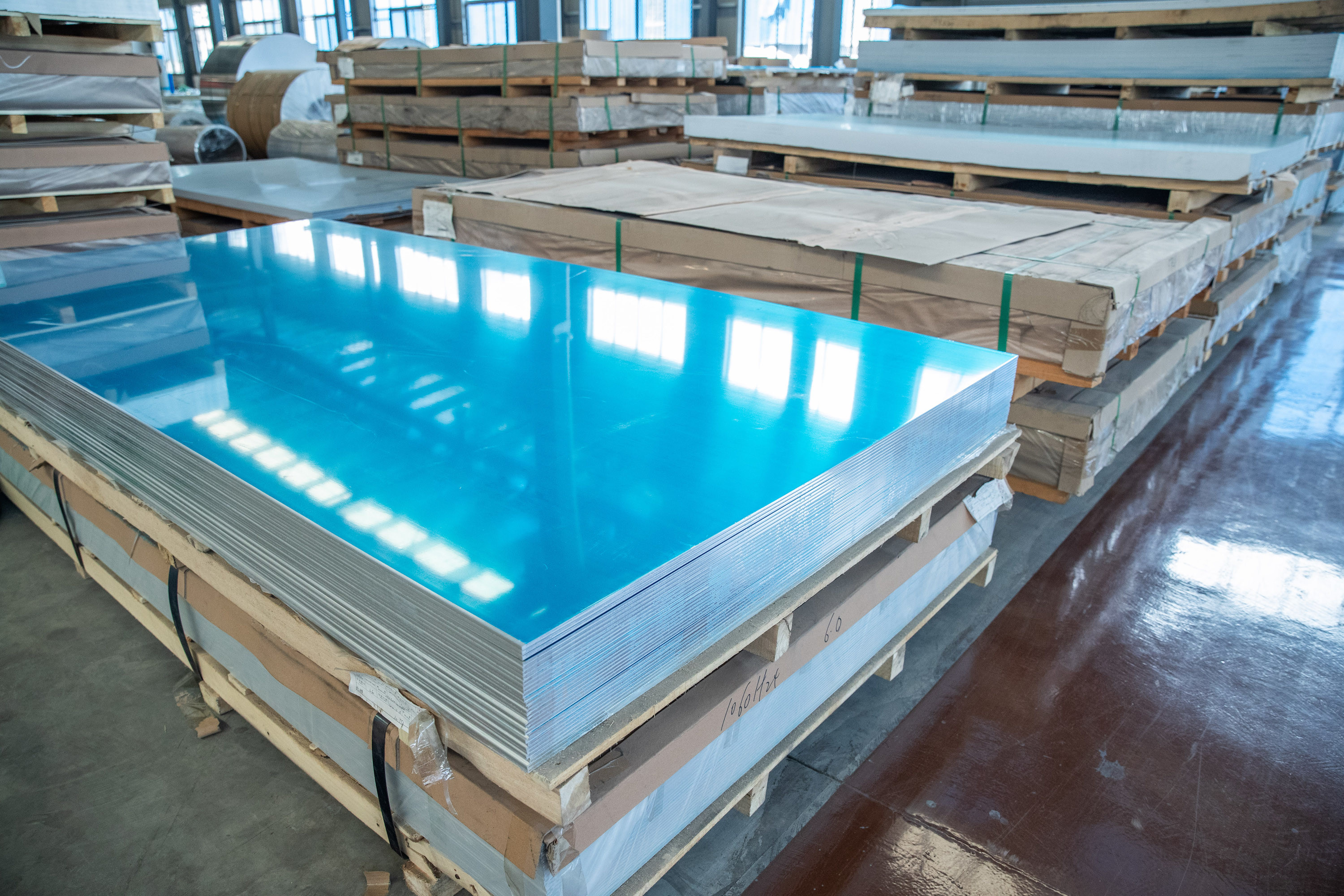 Cold Rolled Aluminum Plate Sheet ASTM Silver Aluminum Alloy Plate A3105 A1070
