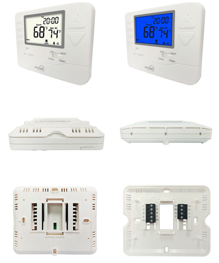 Weekly Programmable ABS 24V Heat Pump Thermostat