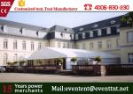 Outdoor Big A Frame Tent PVC Fabric With Hot Dip Galvanized Steel Parts