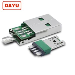 USB 2.0 Male 4 Pin Micro Connector 7 Pin For OPPO Quick Charger