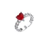 Open Sterling Silver Crystal Jewelry