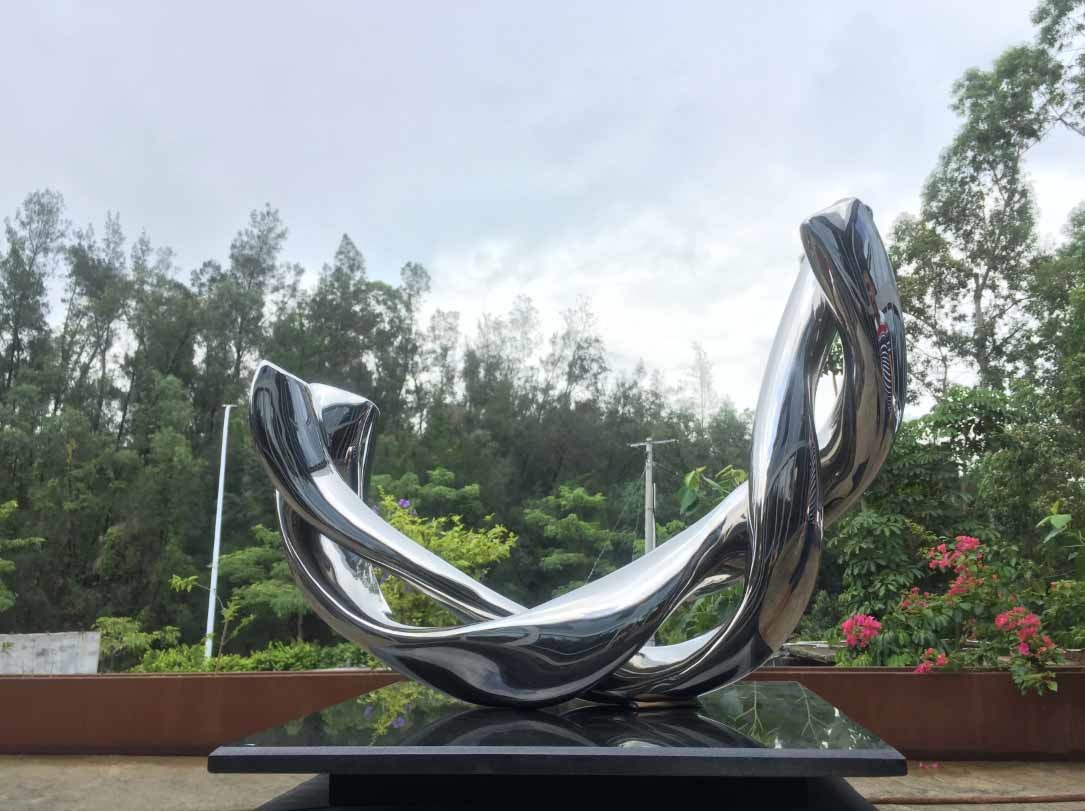 Modern Art Large Abstract Sculpture Outdoor Decoration High Durability