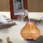 Auto Shut Off 150ml Ultrasonic Wood Grain Aromatherapy Diffuser