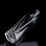 Exquisite Design Vodka Liquor Bottle Clear or Customized 750ml Glass Bottle with