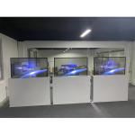 55 Inch OLED Digital Signage Floor Standing Multi Touch Display Double Side