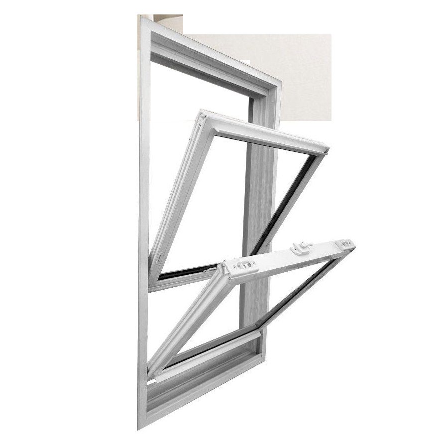 ODM Sliding Modern Black UPVC Aluminium Windows Double Hung