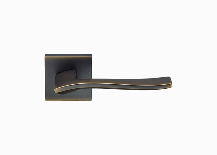 Light Luxury Grey Bathroom Dummy Entry Door Handle OEM / ODM