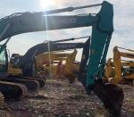 Four Stroke Excavator Second Hand Kobelco SK210LC Reconditioned