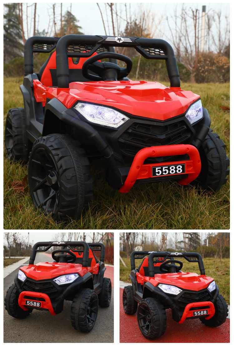 Unisex Ride On 12v Electric Off-Road Car with Music and Light G.W. N.W 14KGS/12KGS