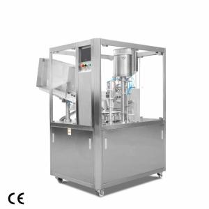 China Automatic Aluminum Ointment Tube Filling And Sealing Machine 5kw VFD Adjusted factory