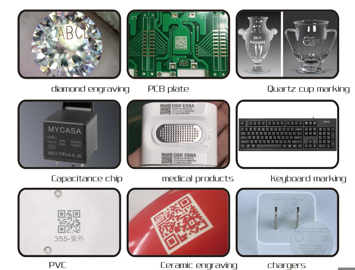 Phone Case Industrial Laser Marking Equipment 110 V For Coating Film Processing