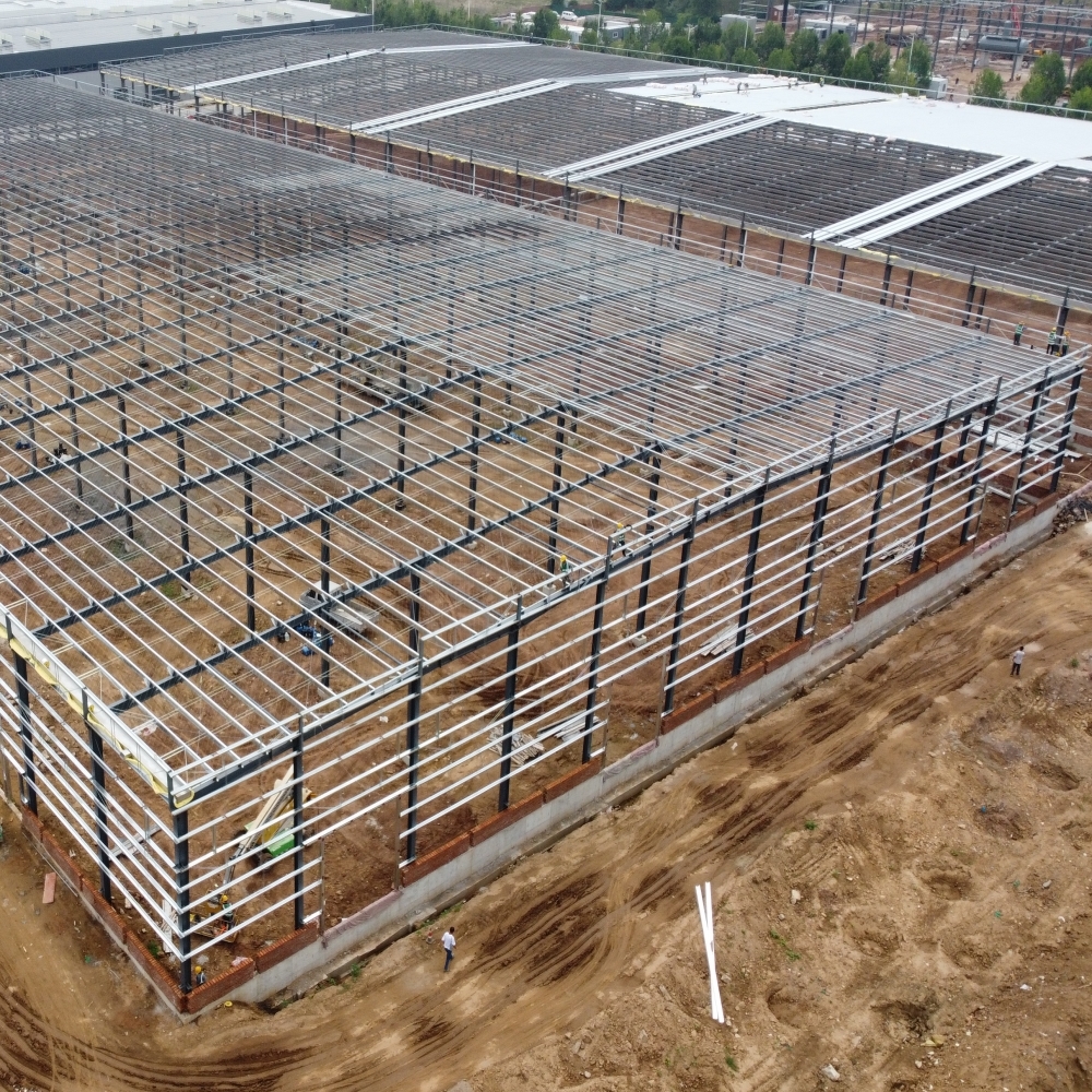 China Lightweight Steel Frame Warehouse Q235B Q355B 50-Year Lifespan factory
