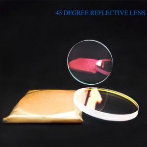 China High quality 45° laser relection mirror φ20mm 650nm &amp; 1064nmHR Imported Quartz JGS1 laser glass plano lens laser machine factory