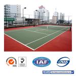 ISO9001 3mm Acrylic Acid Outdoor Basketball Court Flooring Durable