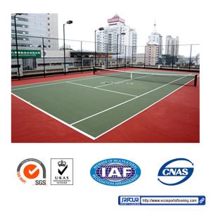 China ISO9001 3mm Acrylic Acid Outdoor Basketball Court Flooring Durable factory