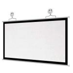 Simple Hanging HD Home Warp Knitting Projection Screen 16:9 100" Inch