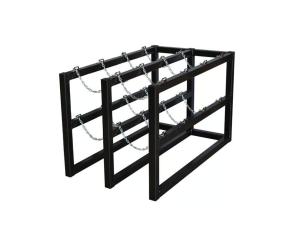 China NFP1 8 Tanks Gas Cylinder Rack Fabrication Gas Cylinder Transport Rack factory