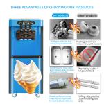 High Quality Commercial Stainless Steel Ice Cream Machine For American Market