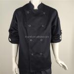 New Products waterproof oil repellent hotel uniform white long sleeves chef