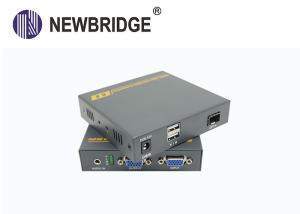 China VGA Fiber Optic Extender 20Km Single Mode 1080p Resolution DC 5V/2A 20-60kHz factory