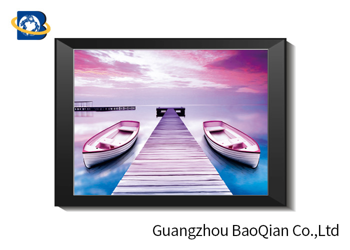 Custom Size 3D Lenticular Pictures With Frame 30 X 40 Cm For Advertisement