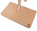 60x45cm Natural Cork Pad Bathroom Mat Antislip Wearproof Radius Corners