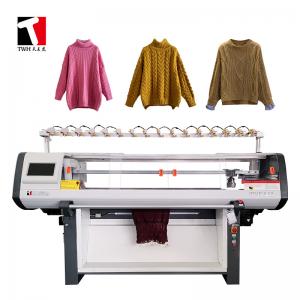 China Second Hand Simple Double System Computer Flat Sweater Knitting Machine Straight on sale