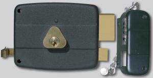 China 60mm Backset Rim Door Lock for Household Door Thickness 35 - 50mm Easy to Install factory
