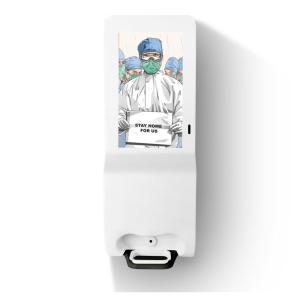 China 21.5inch Gel Automatic Hand Sanitizer Digital Signage Display Auto Dispenser Digital Screen factory