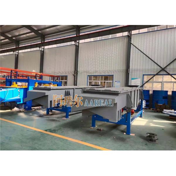Carbon Steel Linear Vibrating Sifter For Screening Amorphous Graphite Grains Granular Graphite