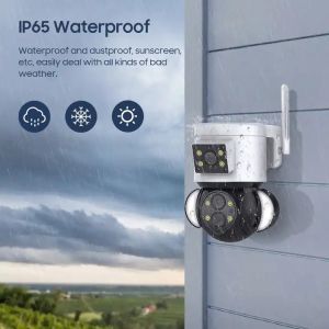 Weatherproof PTZ Home Indoor Security Camera 4MP Wireless Durable