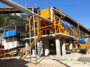 China AC Motor Cone Crusher Stone Crushing Plant factory