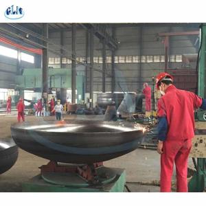 China Welding Connection Ellipsoidal Dish Head Inspected by RT for Heavy-Duty Industries factory