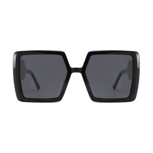 China Huge Square Acetate Sunglasses Womens OEM Lightweight Scratch Resistant factory