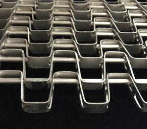 China SGS Wire Honeycomb Conveyor Belt With stainless steel 304 316 , high carbon steel factory