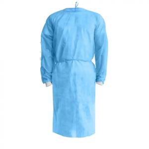 China Disposable PP SMS Surgical Gown AAMI level 1 2 3 4 Dental Medical Isolation Gown factory