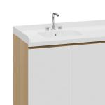 Customizable Modern Wood Panel Double-Door Storage Cabinet for Kitchen and