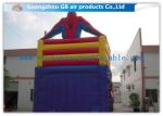 Red Inflatable Spiderman Bouncy Castle With Water Slide For Summer Party