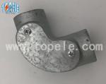 Durable BS4568 Metal Conduit Connectors Malleable Iron Channel Inspection Elbow