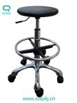 Plastic Five Star Feet Clean Room Blue 430X400mm ESD Lab Stool Chair