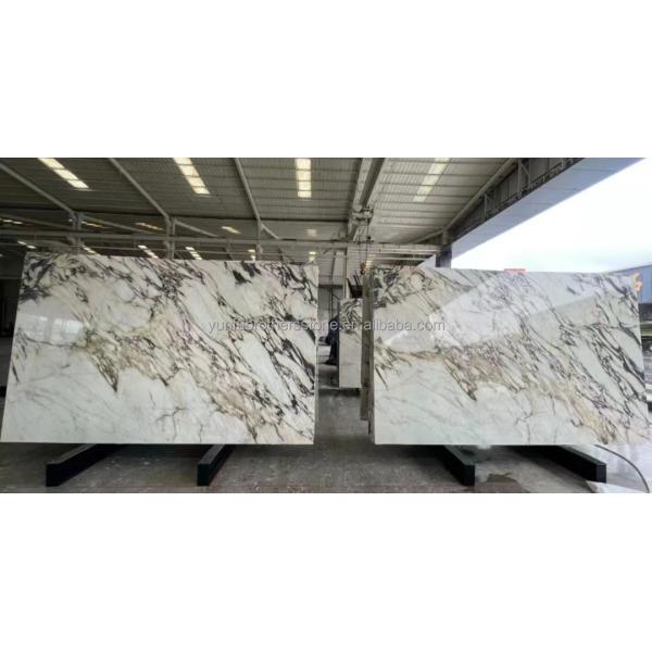 Modern Calacatta Viola White Marble with Purple Vein Slabs Elevate Your Dining Room Table Set Kitchen Countertop Bathroom Staircases