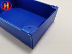 Reusable Blue Plastic Corrugated Totes Collapsible