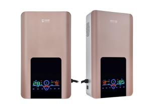 China Automatic Wall Mounted Electric Boiler , Electromagnetic 12kw Electric Combi Boiler factory