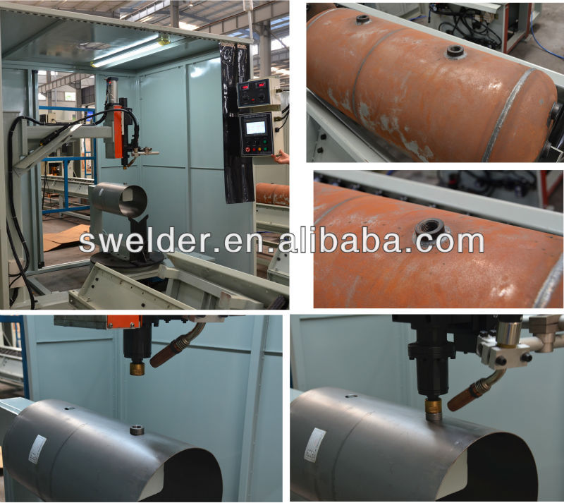 Auto Circumferential Seam Welding Machine For Metal Water Heater Inner Tank