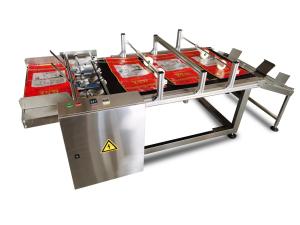 China PLC Control 3mm Double Friction Bag Feeder Machine factory